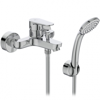 Komplektas vonios/dušo Ideal Standard Cerfine O: virštinkinis maišytuvas+dušo komplektas(rankinė dušo galva, laikiklis, žarna) 